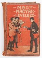 Nagy magyar levelező.(A címlapon Magyar levelező.) Gyakorlati vezérfonal a köz- és magánéletben előforduló levelek és okiratok szerkesztésére. Összeáll.: Gondos Balázs. Bp., 1908, Sachs Frigyes. Kiadói egészvászon-kötés, kopott, foltos borítóval, sérült gerinccel, sérült kötéssel és kijáró lapokkal, rossz állapotban.