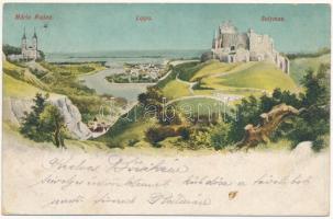 Lippa, Lipova; Solymosi vár, Máriaradna / Cetatea Soimos / castle ruins, Radna (EK)