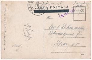 1924 Medgyes, Mediasch, Medias; Großer Marktplatz / Nagy paictér / market square (b)