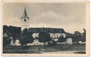 Csíkszentlélek, Csík-Szentlélek, Leliceni; Római katolikus templom. Lénárd fényképész kiadása / Catholic church (EM)