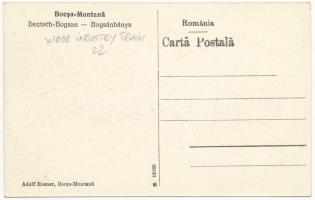 Boksánbánya, Németbogsán, Deutsch-Bogsan, Bocsa Montana; ipari vasútvonal / wood industry railway li...