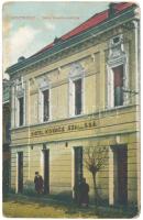 Beszterce, Bistritz, Bistrita; Hotel Kovács szálloda / hotel (kopott sarkak / worn corners)