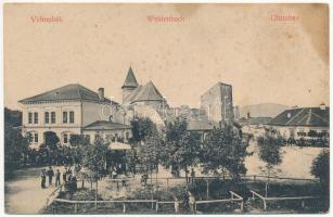 Vidombák, Weidenbach, Ghimbav (Brassó); Gemeinde Amt, Grosses Wirtshaus / Vendéglő, Városháza / restaurant, town hall (fl)