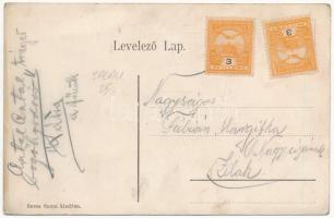 Zilah, Zalau; Református Wesselényi kollégium, Davidovits, Materny János üzlete. Seres Samu kiadása ...