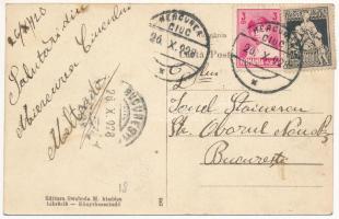 1928 Csíkszereda, Miercurea Ciuc; Liceul, Prefectura si Tribunal, Cazarma / Gimnázium, Megyeház és T...