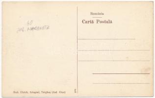 Gyergyótölgyes, Tölgyes, Tulghes, Tulghies; Casa Nicolescu / utca, Nicolescu háza és üzlete / street...