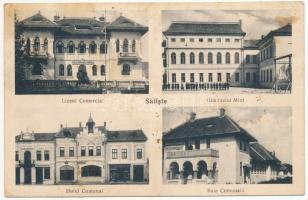 1939 Szelistye, Salistea Sibiului, Saliste; Liceul Comercial, Gimnaziul Mixt, Hotel Comunal, Baia Comunala / Gimnáziumok, szálloda, fürdő / grammar schools, hotel, bath (fl)