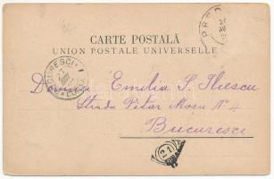 1904 Predeál, Predeal; látkép / general view (vágott / cut)