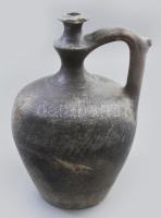 Antik mohácsi aratókorsó, javítással, kopással, m: 34 cm