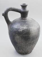 Antik mohácsi aratókorsó, javítással, kopással, m: 30 cm