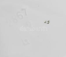 Epiag historizáló mintával díszített váza, jelzéssel, kopással, m: 24,5 cm