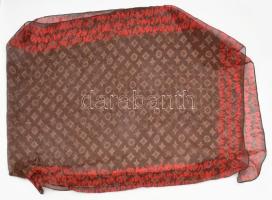 Louis Vuitton jellegű sál, tartójában