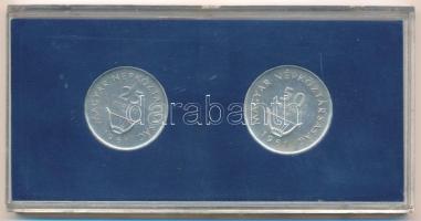 1961. 25Ft Ag + 50Ft Ag "Liszt pár", eredeti kék "MNB" plasztik tokban T:P
Adam...