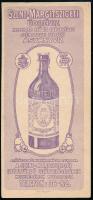 cca 1900-1910 Szent-Margitszigeti üdítővíz számolócédula