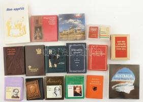 16 darabos minikönyv tétel, szép állapotban