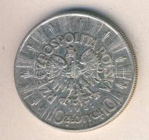 Lengyelország 1937. 10Zl Ag T:3