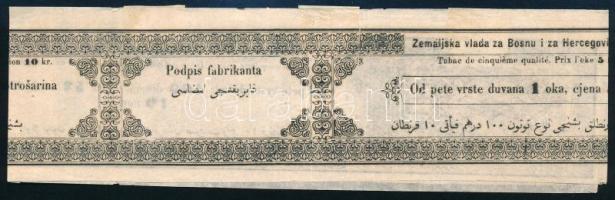 Bosznia Hercegovina dohány zárszalag