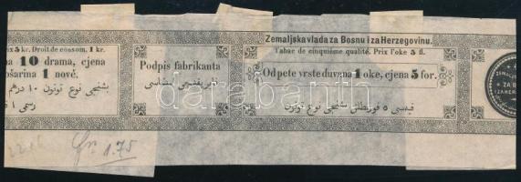 Bosznia Hercegovina dohány zárszalag