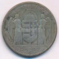 1930. 5P Ag "Horthy jobbra" T:F Adamo P8