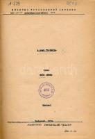 Szőr Péter: A gumi fizikája. Kézirat. Bp., 1954, Felsőoktatási Jegyzetellátó Vállalat, 62 p. Szövegk...