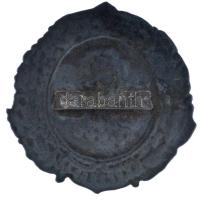 DN "(Széchenyi István) VIII. Vas u. - F. keresk. I." Sn iskolai lemezjelvény (45x44mm) T:X...