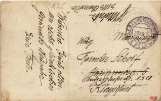 1916 K.u.K. Kriegsmarine SMS Chamäleon Minenleger, Matrosen / Osztrák-magyar matrózok és kapitányok ...