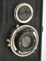 Voigtlander Brilliant fényképezőgép, tokjában, szép állapotban