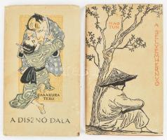 Mao Tun: A selyemhernyó. Bp., 1958, Európa. Molnár Ágnes linómetszeteivel illusztrálva. Kiadói egészvászon-kötés, kissé foltos kiadói papír védőborítóban. + Takakura Teru: A disznó dala. Ford.: Wessely László. Bp., 1958, Európa. A borító és az illusztrációk Molnár Ágnes munkái. Kiadói egészvászon-kötés, kissé foltos borítóval, kiadói papír védőborítóban. Megjelent 5000 példányban.