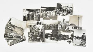 cca 1981 Kabul és környéke (Afganisztán), 42 db fotó, a hátoldalon magyar nyelven feliratozva, 12x9 cm körül