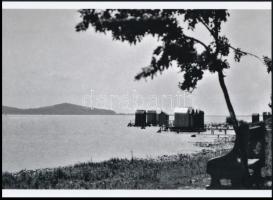 cca 1928 Balatoni látkép, Kerny István (1879-1963) budapesti fotóművész hagyatékából 1 db modern nagyítás, jelzés nélkül, 15x21 cm