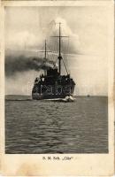 1912 SMS Gäa/Gaea (ex SS Fürst Bismarck) torpedó anyahajó, tengeralattjáró ellátóhajó és lakóhajó / K.u.K. Kriegsmarine / Austro-Hungarian Navy depot ship for submarines (EK)