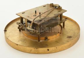 Lechner József Budapest antik falióra szerkezet, képeken látható felszereltséggel és sérülésekkel, d...