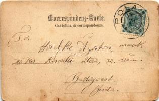 1903 SMS PELIKAN az Osztrák-Magyar Haditengerészet parancsnoki yachtja és torpedó-raktárhajója / SM ...