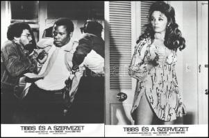 cca 1971 ,,Tibbs és a szervezet" című amerikai bűnügyi film jelenetei és szereplői, 8 db vintag...