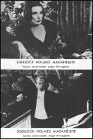 cca 1970 ,, Sherlock Holmes magánélete" című angol filmvígjáték jelenetei és szereplői, 24 db v...