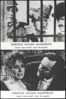 cca 1970 ,, Sherlock Holmes magánélete" című angol filmvígjáték jelenetei és szereplői, 24 db v...