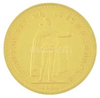 1894KB 10K Au "Ferenc József" Körmöcbánya (3,37g/0.900) T:XF Hungary 1894KB 10 Korona Au &...