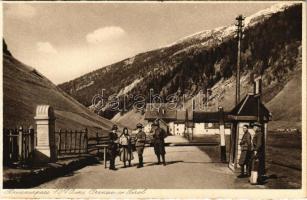 1929 Brennero, Brenner (Südtirol); Brennerpass / Italian border (Rb)