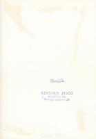 1971 Keveházi János (?-?) budapesti fotóművész pecsétjével jelzett vintage fotóművészeti alkotás (Há...