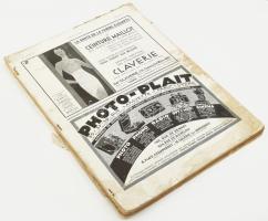 1931 L'Illustration c. francia nyelvű folyóirat számai egybefűzve, gazdag fekete-fehér és színes képanyaggal, sérült, helyenként foltos, viseltes állapotban