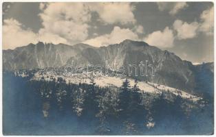 Bucsecs-hegység, Butschetsch, Muntii Bucegi; Dihamul, coltii Morarului si Bucsoiul / Der Diham, die Zacken des Morar und der Bucsoi / mountain (lyukak / pinholes)