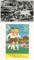 4 db MODERN magyar ifjúsági propaganda képeslap / 4 modern Hungarian Youth propaganda postcards