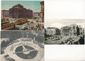 Budapest - 3 db modern képeslap (Nemzeti színház és Csillebérc)