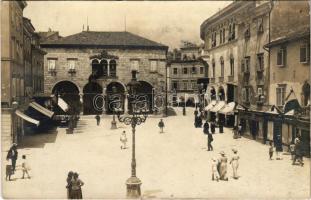 1914 Pola, Foro / Kőbánya beer hall, main square. Photo G. Fiorini + "K.U.K. KRIEGSMARINE S.M.S. ÁRPÁD"