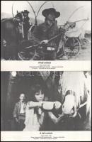 cca 1981 ,,A két rodeós" című NDK westernparódia jelenetei és szereplői, 8 db produkciós filmfo...