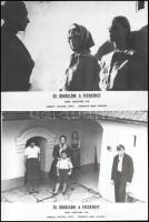 cca 1972 ,,És üdvözlöm a fecskéket" című csehszlovák film jelenetei és szereplői, 19 db vintage...