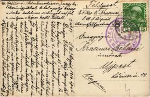 1916 SMS Árpád az Osztrák-Magyar Haditengerészet Habsburg-osztályú csatahajóról céllövés nagy kalibe...