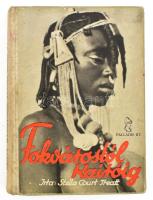 Treatt, Stella Court: Fokvárostól Kairóig. Autó-túra Afrikán keresztül. Ford.: Zigány Árpád. Bp., é.n., Palladis Rt., 202 p. Oldalszámozáson kívüli, fekete-fehér képtáblákkal illusztrálva. Kiadói félvászon-kötés, kissé foltos gerinccel, helyenként kissé foltos lapokkal.