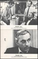 cca 1981 ,,Őrizetbe vétel" című francia filmdráma jelenetei és szereplői, 6 db produkciós filmfotó nyomdatechnikával sokszorosítva kartonpapírra, egyoldalas nyomással, a használatból eredő (esetleges) kisebb hibákkal, 18x24 cm