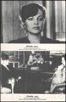 cca 1981 ,,Őrizetbe vétel" című francia filmdráma jelenetei és szereplői, 6 db produkciós filmf...